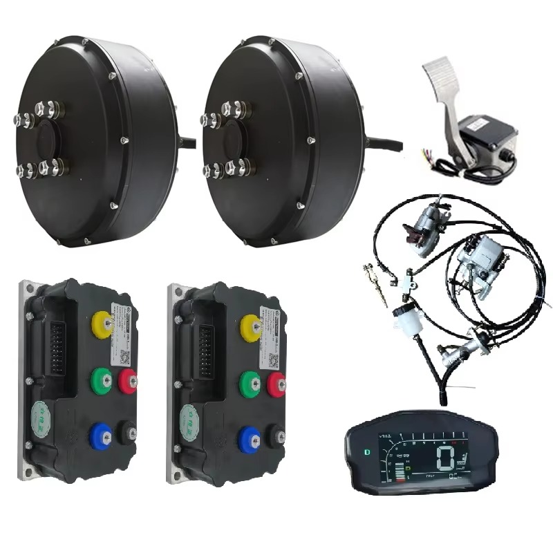 Qs Motor 273 8000W Hub Motor - طقم تحويل محرك محور السيارة الكهربائية