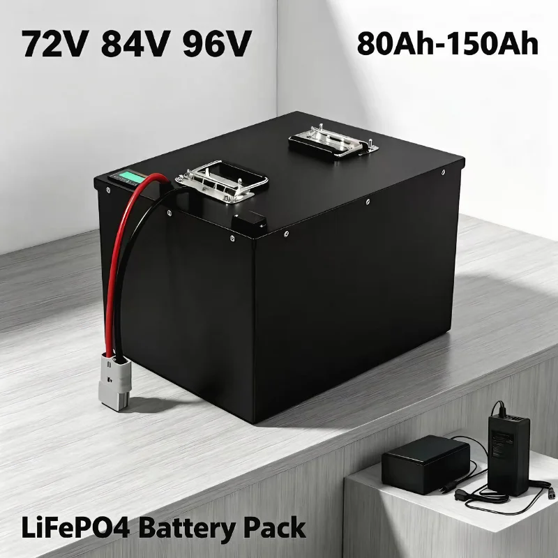Lifepo4 72V 100Ah Battery Pack Ev - حزمة بطارية LiFePO4 مدمجة بنظام إدارة