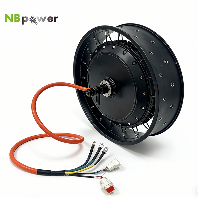 NBpower/QS 273 40H 48-96 فولت، - مراجعة Qs Motor 273 8000W Hub Motor وسعره
